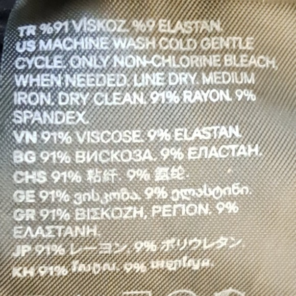 H&M Womens Sleeveless Ribbed Jersey Double-layered Cropped Top Black‎ Size XXL - Picture 6 of 6